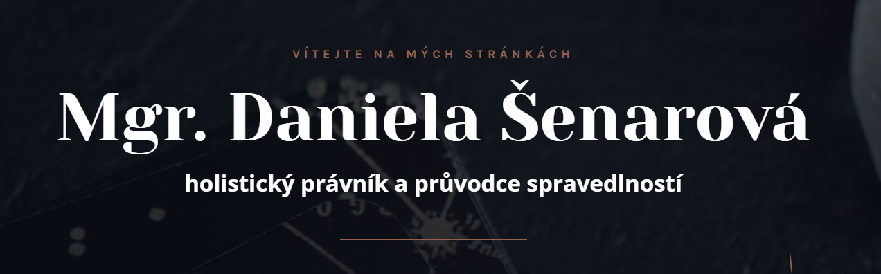 daniela senaroba holisticky pravnik